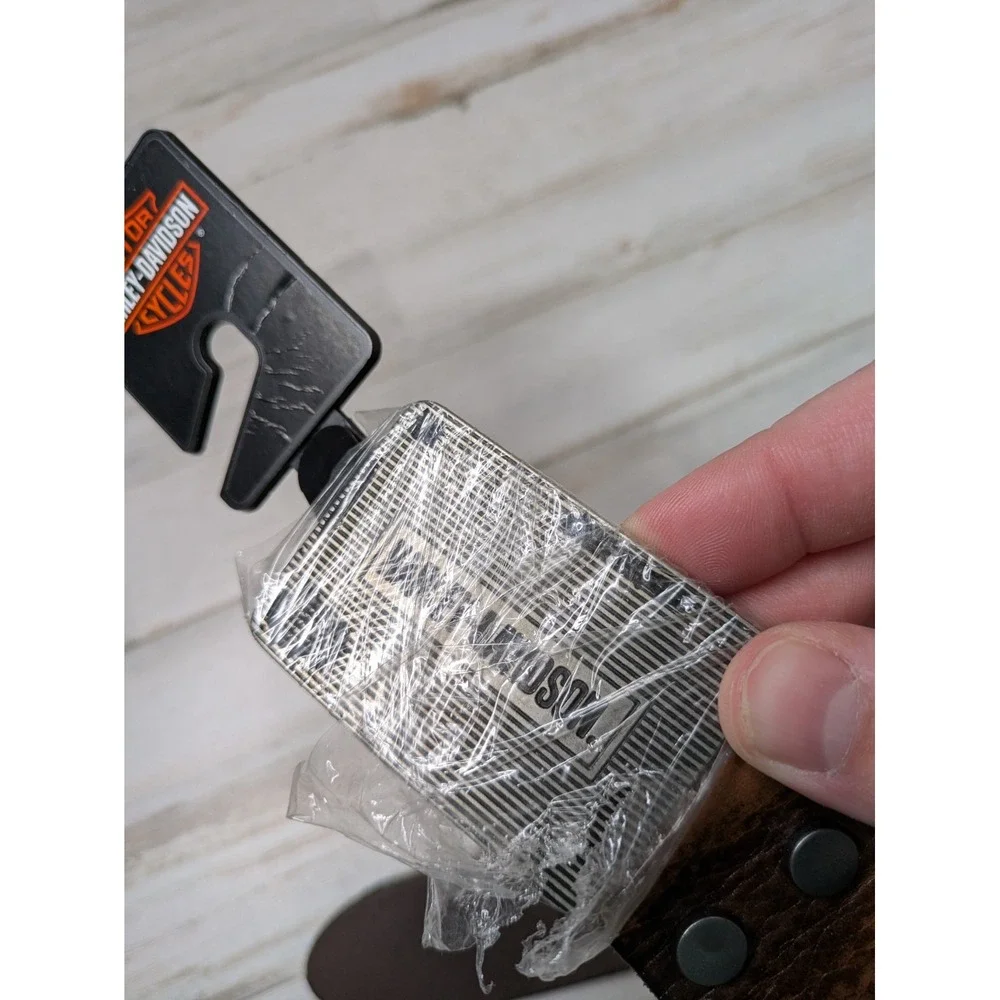 Harley Davidson Down-Shift Interchangeable Buckle Brown Leather Size 46 / 48 New